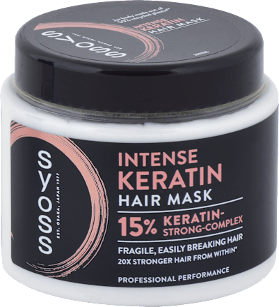 Maska na lámajúce sa vlasy Intense Keratin syoss