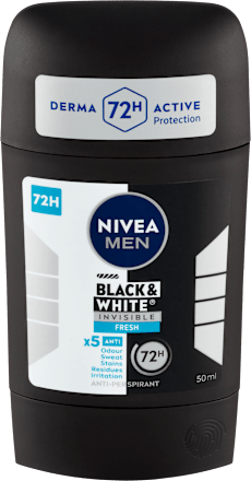 antiperspirant stick Black & White Invisible Fresh NIVEA MEN