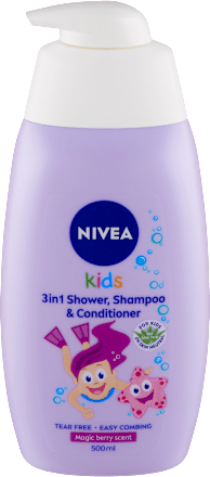 Detský sprchovací gél a šampón 3v1 Girl NIVEA