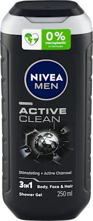 Sprchovací gél Active Clean 3v1 NIVEA MEN