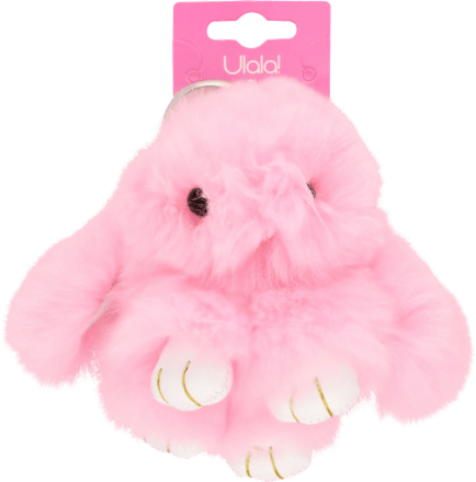 Obesek za ključe - roza zajček Ulala!