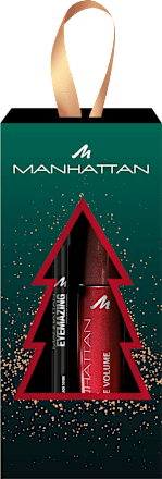 Geschenkset Mascara Volcano Explosive Volume Black & Kajal Eyemazing 1010N Black MANHATTAN Cosmetics