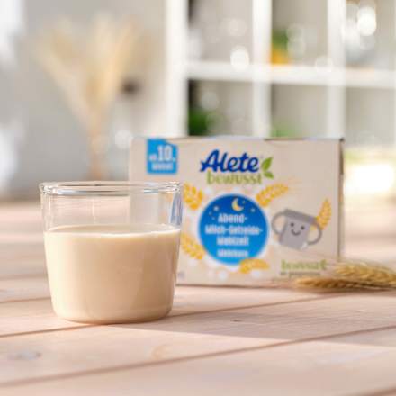 Abendbrei Milch Getreide Mehrkorn ab 10. Monat, 2x200ml Alete bewusst