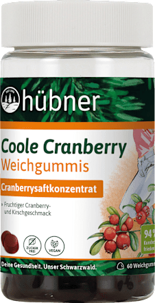 Weichgummies Coole Cranberry 60 St hübner