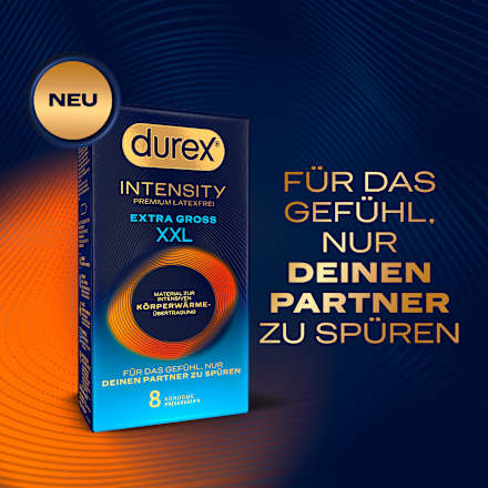 Kondome Intensity XXL, Breite 61mm Durex