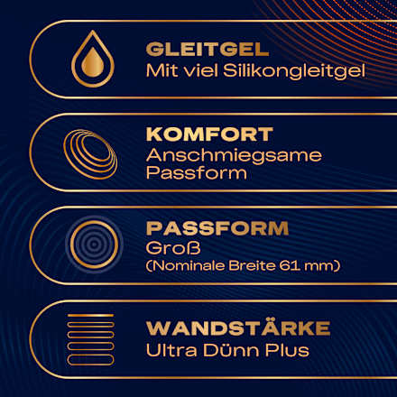 Kondome Intensity XXL, Breite 61mm Durex