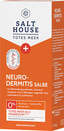Pflegecreme Neurodermitis Salbe Totes Meer Therapie  Salthouse