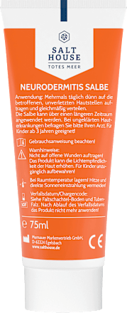 Pflegecreme Neurodermitis Salbe Totes Meer Therapie  Salthouse