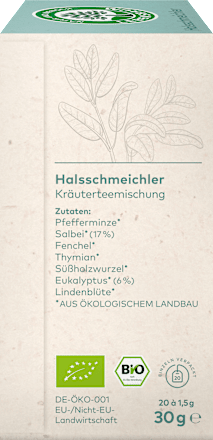 Kräutertee "Halsschmeichler" (20 Beutel) LEBENSBAUM