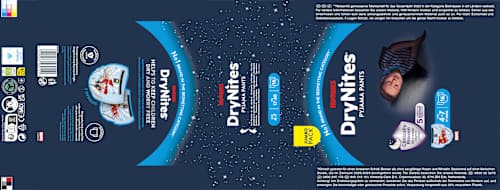 Pyjama Pants Jungen 4-7 Jahre, Jumbopack HUGGIES DryNites