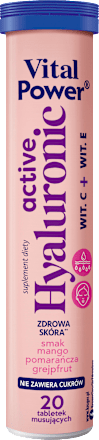 Hyaluronic active + wit C + wit E tabletki musujące  KRÜGER