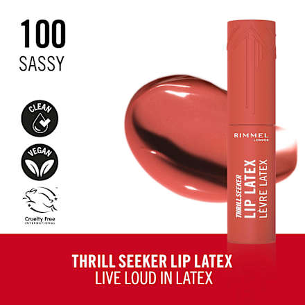Thrill Seeker Lip Latex sjaj za usne - 100 Sassy RIMMEL LONDON