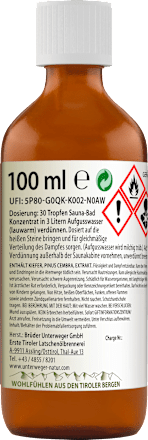 Saunaaufguss Zirbe Unterweger