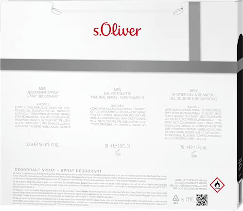 Geschenkset Classic Men Trio Eau de Toilette 3tlg s.Oliver