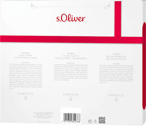 Geschenkset Classic Women Trio Eau de Toilette 3tlg s.Oliver
