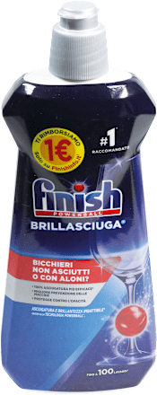 Brillasciuga brillantante per lavastoviglie Finish