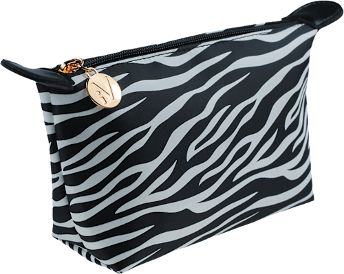 Kosmetyczka prosta Zebra duża intervion