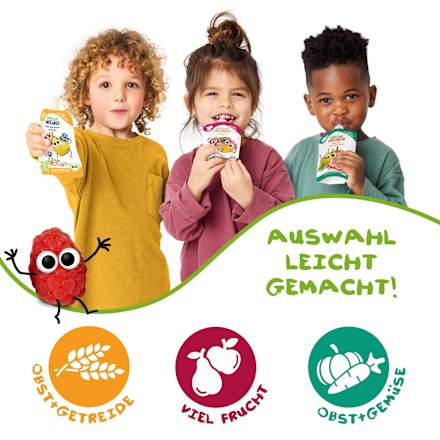 Quetschie Apfel, Birne & Maracuja ab 1 Jahr Freche Freunde