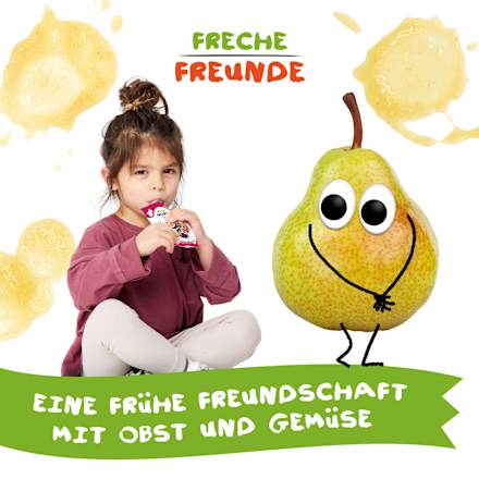 Fruchtbrei Apfel, Birne & Passionsfrucht ab 1 Jahr Freche Freunde