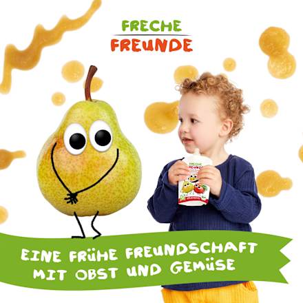 Quetschie Apfel, Birne & Maracuja ab 1 Jahr Freche Freunde