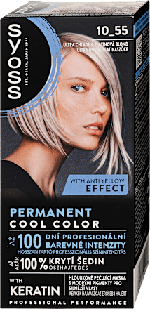 barva na vlasy Blond Cool Blonds10-55 Ultra platinová blond  syoss