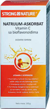 NATRIJUM - ASKORBAT Vitamin C sa bioflavonidima STRONG NATURE