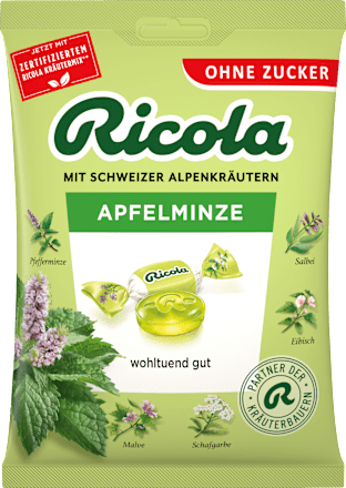 Bonbon, Apfelminze  Ricola