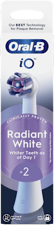 Testine per spazzolino iO Radiant Bianche 2pz Oral-B
