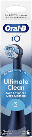 Testine per spazzolino iO Ultimate Clean Nere 3pz Oral-B