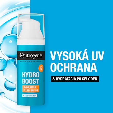 Hydratačný pleťový fluid Hydro Boost SPF 50 Neutrogena