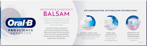 Zahnpasta Pro Science Balsam Sensivität & Zahnfleisch Oral-B