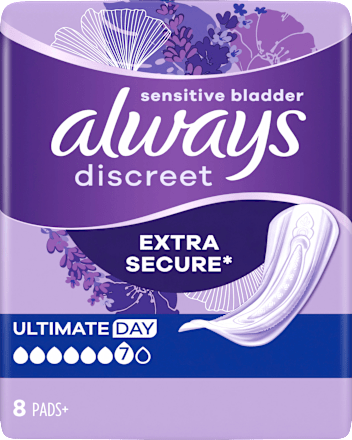 discreet Einlagen Inkontinenz Ultimate Day always
