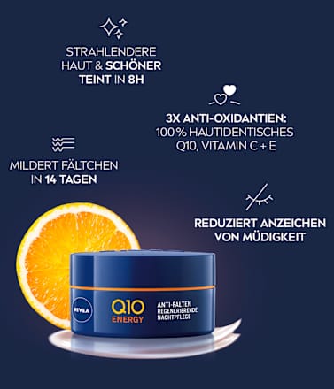 Anti Falten Nachtcreme Q10 Energy NIVEA