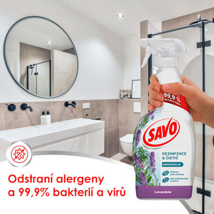 univerzální dezinfekční sprej Levandule SAVO