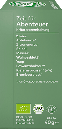 Kräutertee "Zeit für Abenteuer" (20 Beutel) LEBENSBAUM