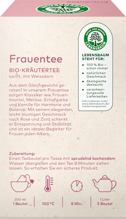 Kräutertee "Frauentee" (20 Beutel) LEBENSBAUM