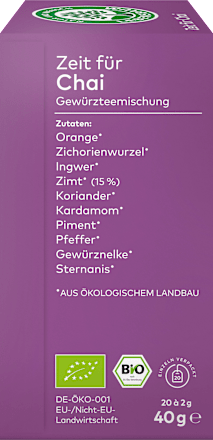 Kräutertee "Zeit für Chai" (20 Beutel) LEBENSBAUM