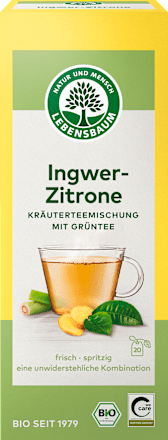 Kräutertee Ingwer-Zitrone (20 Beutel) LEBENSBAUM