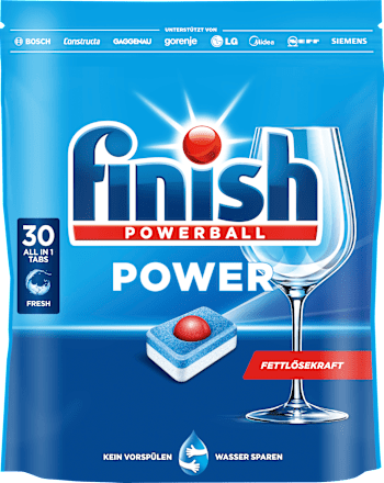 Spülmaschinen-Tabs Power All In Finish