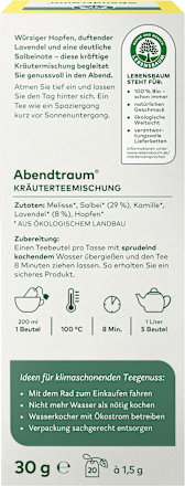 Kräutertee "Abendtraum" (20 Beutel) LEBENSBAUM