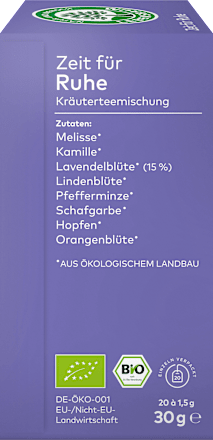Kräutertee "Zeit für Ruhe" (20 Beutel) LEBENSBAUM