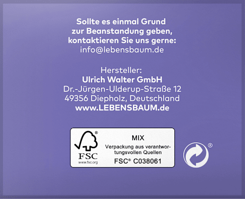 Kräutertee "Zeit für Ruhe" (20 Beutel) LEBENSBAUM