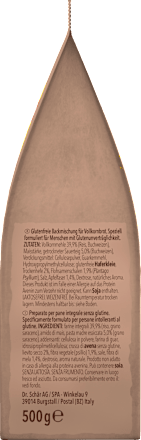 Backmischung, Vollkornbrot, glutenfrei Schär