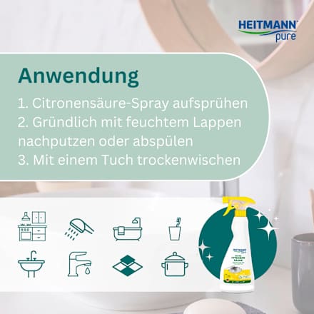 Zitronensäure Spray HEITMANN pure