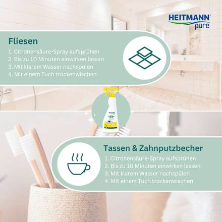 Zitronensäure Spray HEITMANN pure