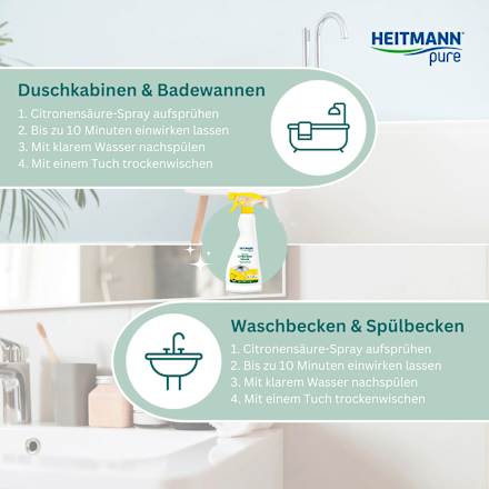 Zitronensäure Spray HEITMANN pure