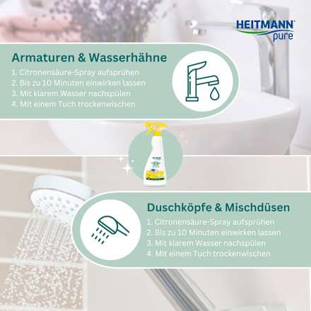 Zitronensäure Spray HEITMANN pure