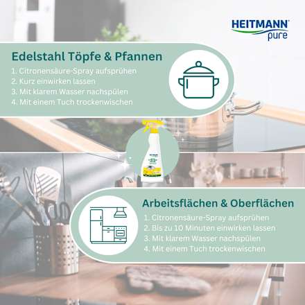Zitronensäure Spray HEITMANN pure
