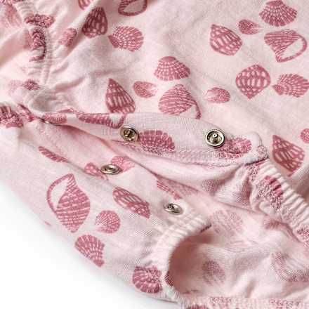 Body Ärmellos mit Muschel-Muster & Rüschen, rosa, Gr. 98/104 ALANA