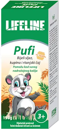 Pufi sirup za djecu s bijelim sljezom Lifeline